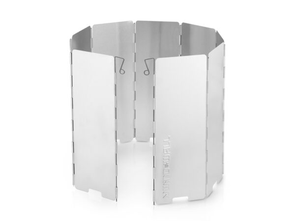 Stove wind guard Delphin WindWALL 75x25cm / 9 panels, SKU 101006076