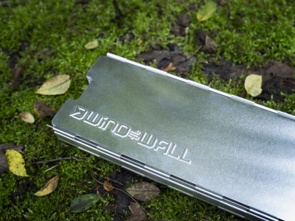 Stove wind guard Delphin WindWALL 75x25cm / 9 panels, SKU 101006076