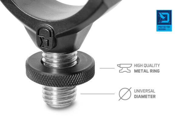 Rod holder with safety lock Delphin LOX 1x Uni holder + 2x rubber bands, SKU 101006077