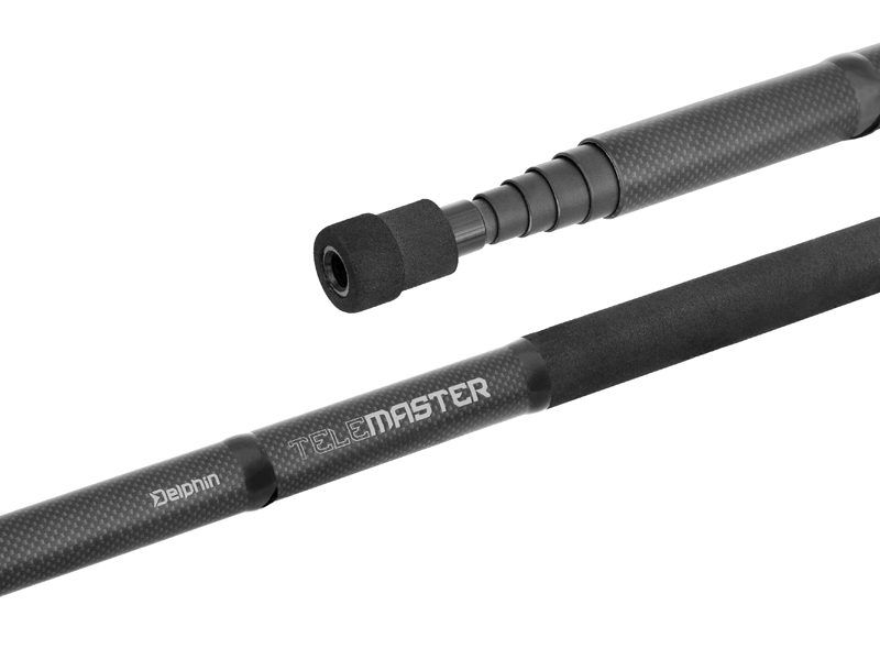 Landing net handle Delphin TeleMASTER 180cm, SKU 101006125