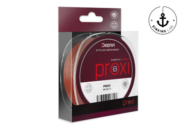 Delphin PROXI 8 brown 0.10mm 5.5kg 130m