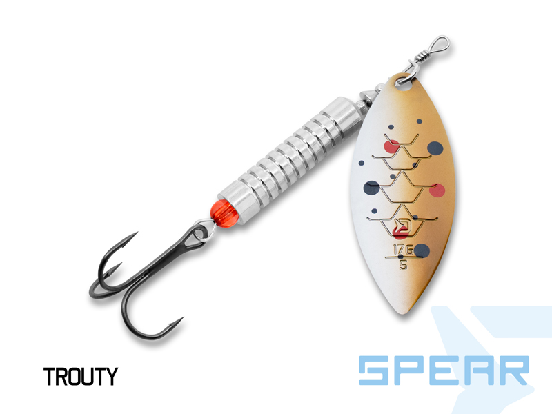 Delphin SPEAR Spinner 3g/size.0/RedEND - Image 3