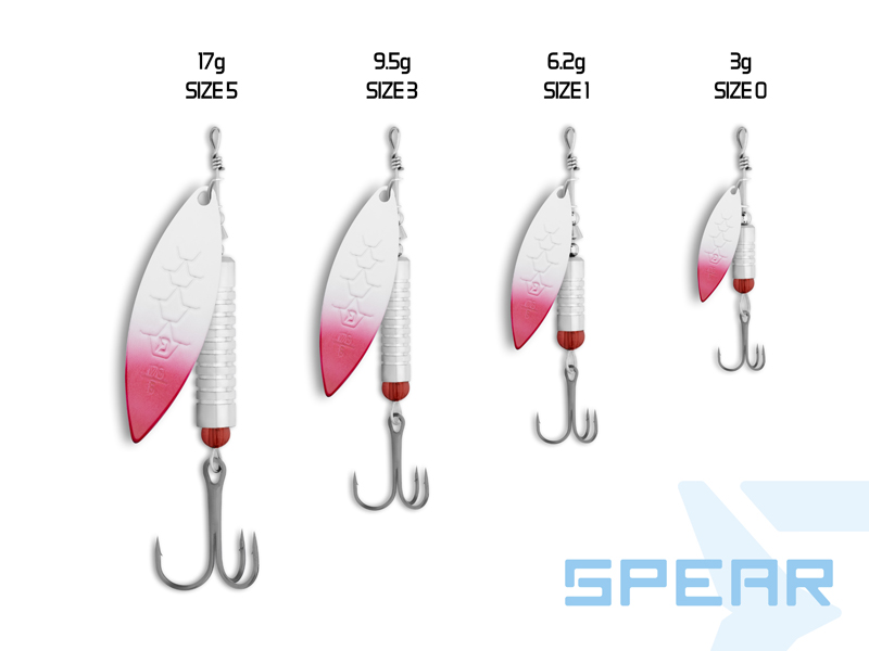 Delphin SPEAR Spinner 3g/size.0/RedEND - Image 9