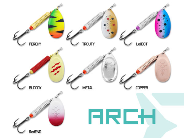 Delphin ARCH Spinner 4g/size.1/PERCHY