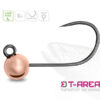 Jigipea volfram Delphin T-AREA BL / 5 pcs copper/5.5mm/1.5g/#4