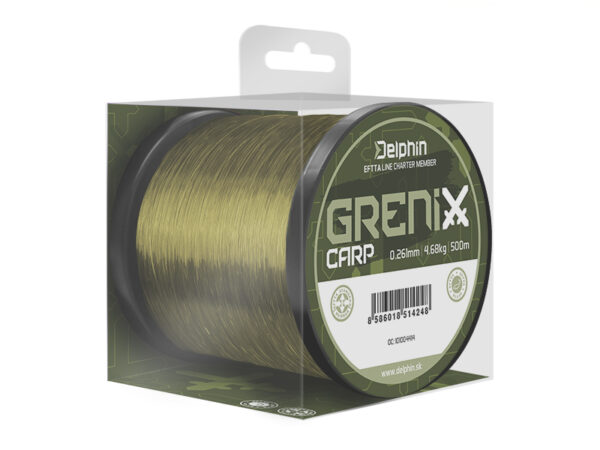 Delphin GRENIX Carp / green 0.331mm 7.39kg 500m