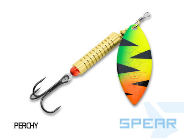 Pöörlev Delphin SPEAR Spinner 9.5g/size.3/PERCHY