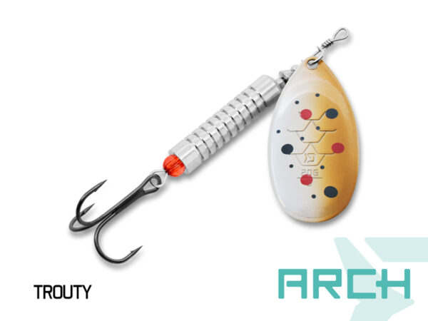 Pöörlev Delphin ARCH Spinner 20g/size.5/TROUTY