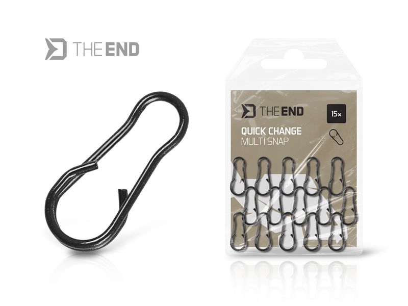 Quick swap clip Delphin TheEND Multi Snap / 15 pcs