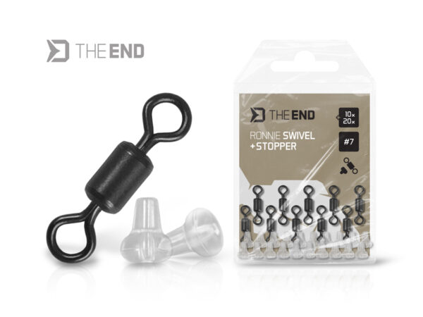 Set Delphin TheEND Ronnie swivel + stopper / 10+20 pcs #9
