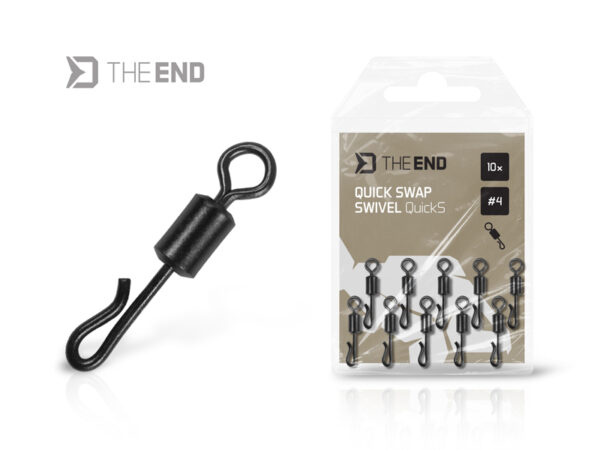 Quick swap swivel Delphin TheEND QuickS / 10 pcs #4