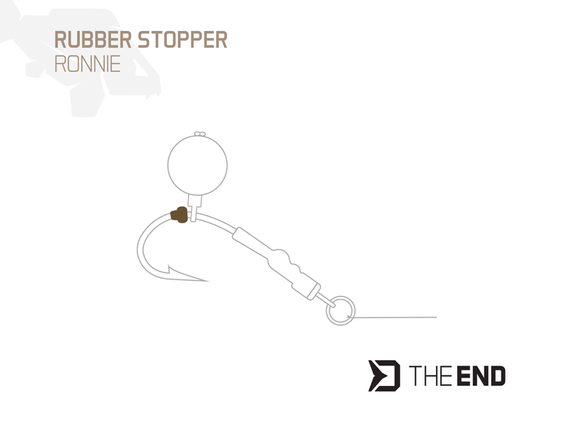 Rubber stopper Delphin TheEND Ronnie / 20 pcs - Image 2