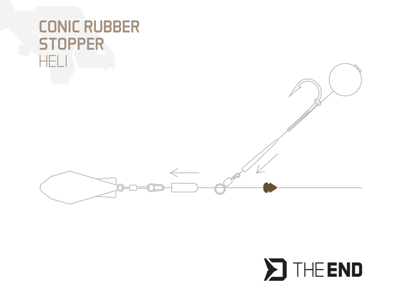 Buffer bead Delphin TheEND Heli Stopper / 15 pcs - Image 2