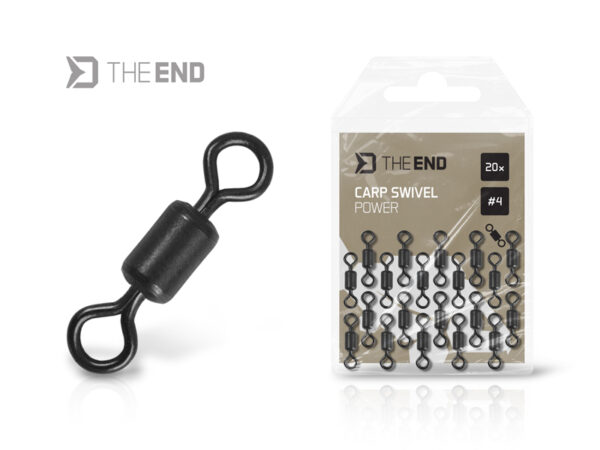 Carp swivel Delphin TheEND Power / 20 pcs #4