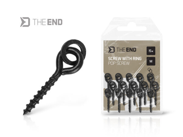 Screw with a ring Delphin TheEND POP Screw / 15 pcs S