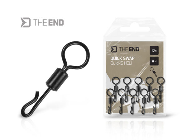 Quick swap swivel Delphin TheEND QuickS Heli / 10 pcs #4