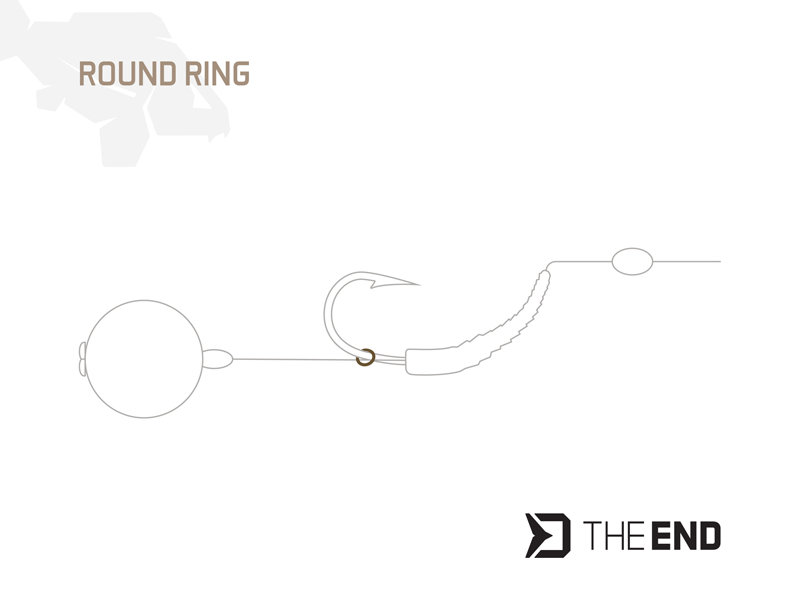 Rig ring Delphin TheEND Ring /30 pcs 3.1mm - Image 2