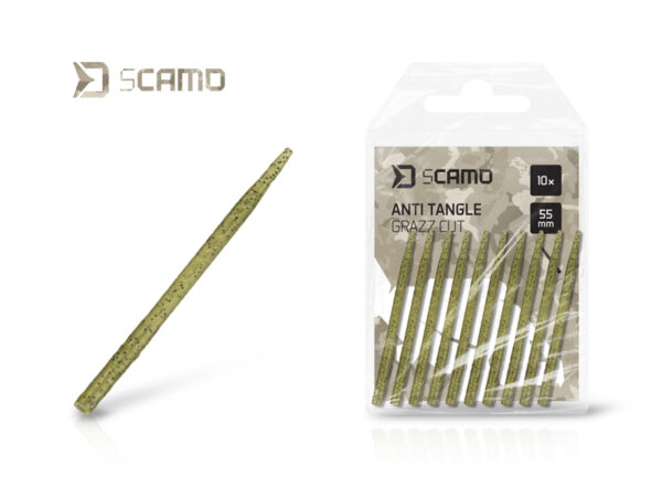 Anti tangle sleeve Delphin sCAMO GRAZZ Cut 10 pcs 55mm