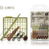 Set of carp rigs Delphin sCAMO Total CARP  10 sets