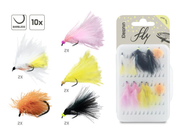 Putukad Delphin FLY / 10pcs Pond trout