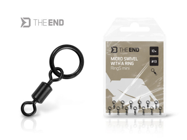 Micro swivel with a ring Delphin TheEND RingS mini / 10pcs #13