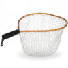 Trout landing net Delphin SoftLUX soft mesh 45x40cm