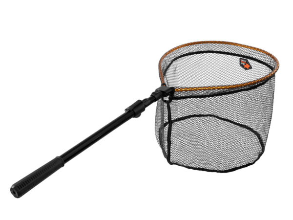 Spin fishing landing net Delphin SpinTELE-145 145cm/50x40cm